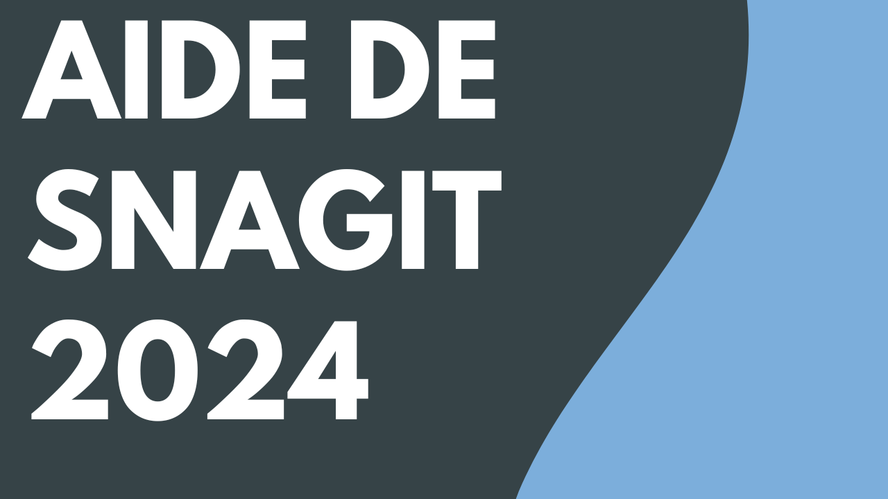 PDF de l’aide de Snagit version 2024