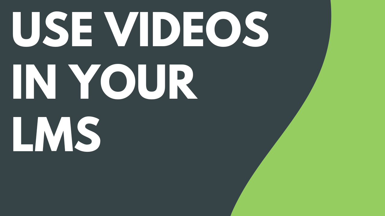 Utilisation des vidéos Camtasia dans un système LMS